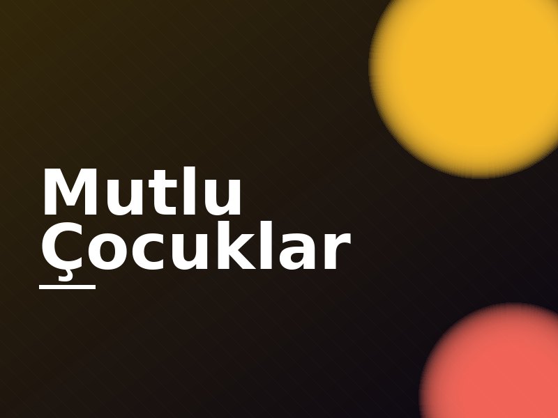 Mutlu Çocuklar — markalı grafik