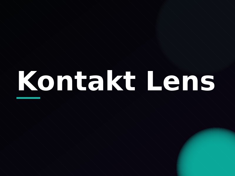 Kontakt Lens — markalı grafik