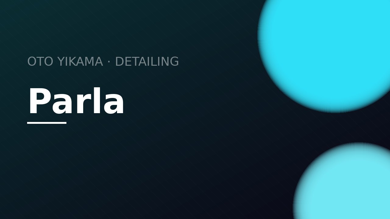 Parla Oto Yıkama & Detailing — atölye görseli