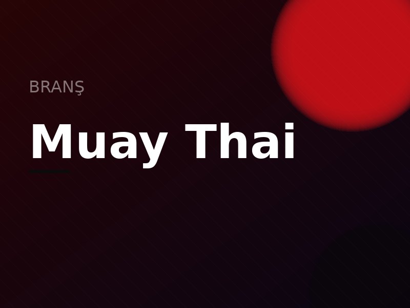 Muay Thai branşı — Ring Dövüş Akademisi